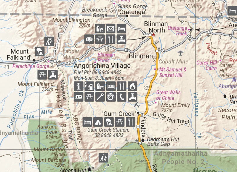 Load image into Gallery viewer, Hema Flinders Ranges Map
