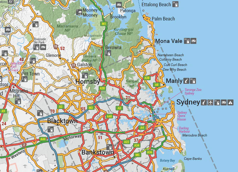 Load image into Gallery viewer, Hema New South Wales State Map Sydney
