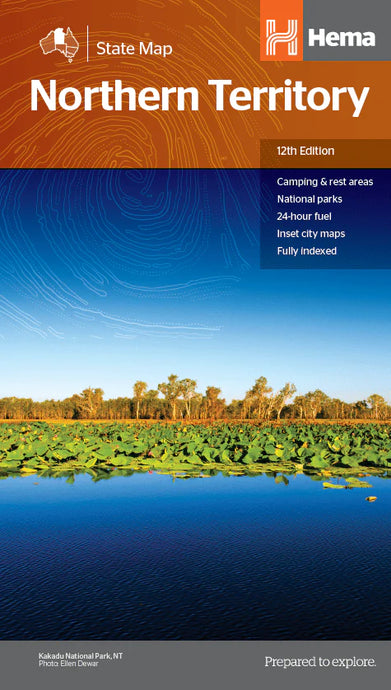 Hema Northern Territory State Map