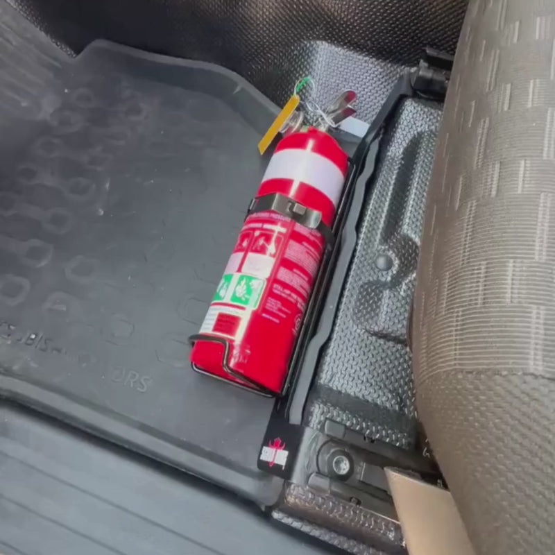 Load and play video in Gallery viewer, Nissan Navara D27 2026-On Scrub King Fire Extinguisher Bracket

