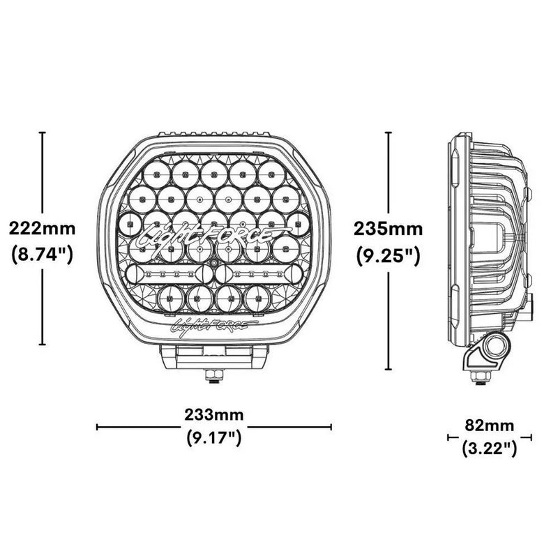 Load image into Gallery viewer, Lightforce Beast 3 Mode LED Driving Light Twin Pack
