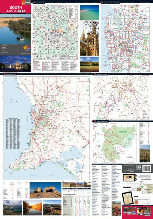 Hema South Australia State Map Open