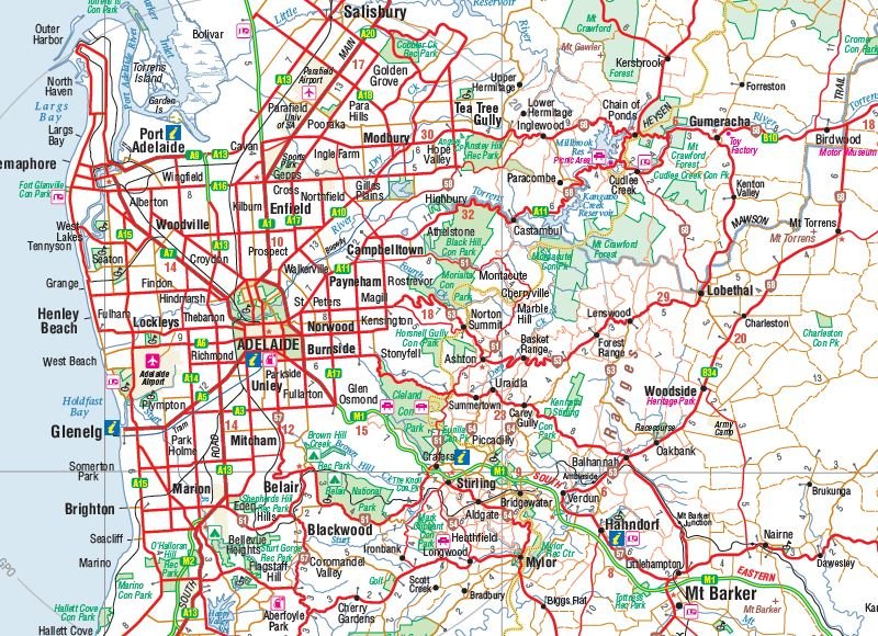 Load image into Gallery viewer, Hema South Australia State Map
