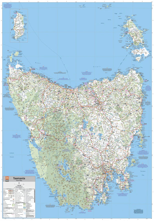 Hema Tasmania State Map