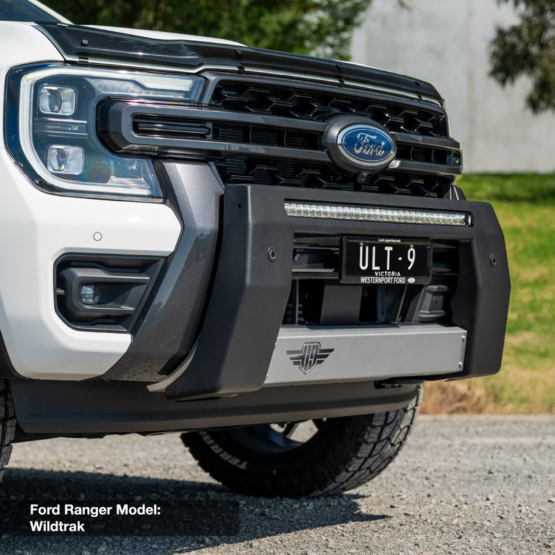 Load image into Gallery viewer, Ford Ranger Wildtrak Next Gen Light Bar Ultimate9 Nudge Bar Side
