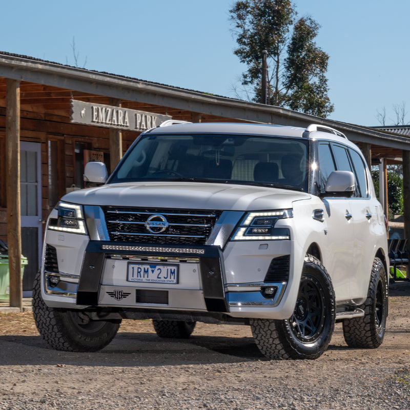 Load image into Gallery viewer, Ultimate9 Nudge Bar Nissan Y62 Patrol (2019-On Series 5 Ti-L)
