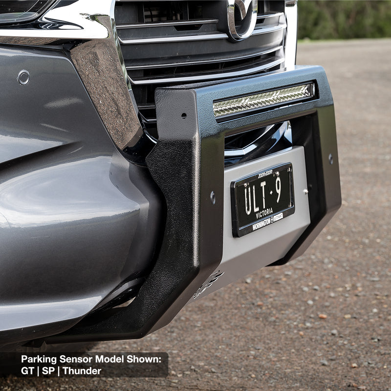Load image into Gallery viewer, Mazda BT-50 3rd Gen TF Ultimate9 Nudge Bar &amp; Driving Lights Close up
