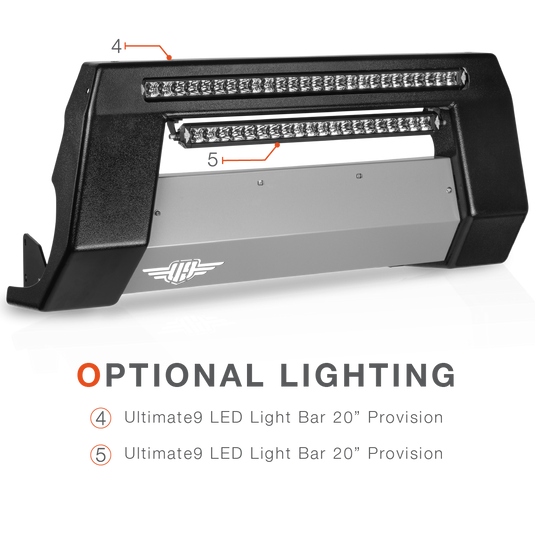 Mazda BT-50 3rd Gen TF Ultimate9 Nudge Bar & Driving Lights LED x 2