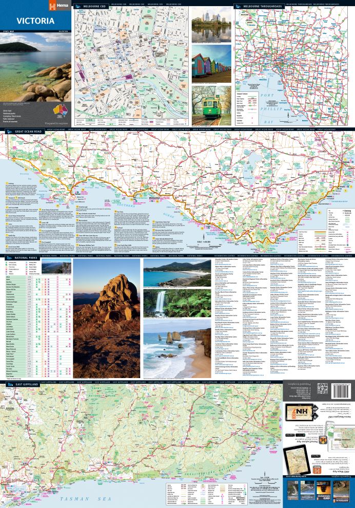 Load image into Gallery viewer, Hema Victoria State Map
