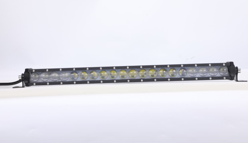 Load image into Gallery viewer, 20&#39;&#39; 100W Single Row CREE LED Light Bar 3D Reflector Optics.
