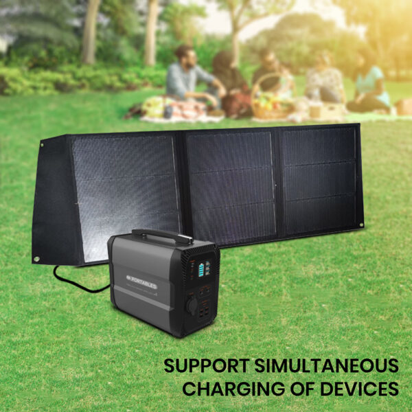 Load image into Gallery viewer, SR Portables Cleo 400wh 33ah Portable Lithium Solar Generator &amp; 100w Solar Panel
