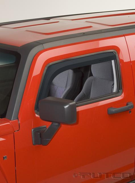 Load image into Gallery viewer, Hummer H3 2006-2010 Tinted Window Visors
