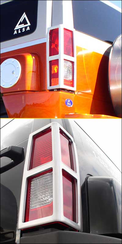 Hummer H3 | Tail Light Guard Aluminum | Stage 1 Customs