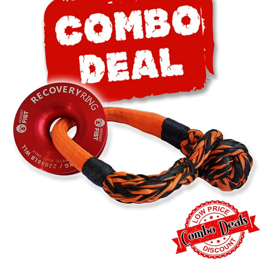 Carbon Offroad Recovery Ring and Soft Shackle Combo Deal