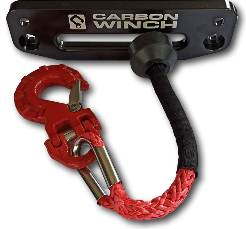 Load image into Gallery viewer, Carbon Winch Fairlead Saver -Rubber Hook Stopper
