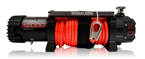 Carbon Scout Pro 12.0 Extreme Duty 12000lb Fast Electric Winch