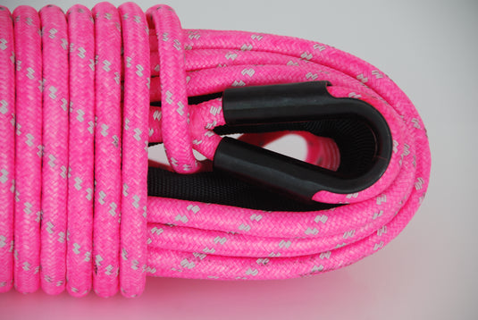 Saber Offroad 8,000KG 10mm SaberPro® Pink Reflective Double Braided Winch Rope 30m – Limited Edition