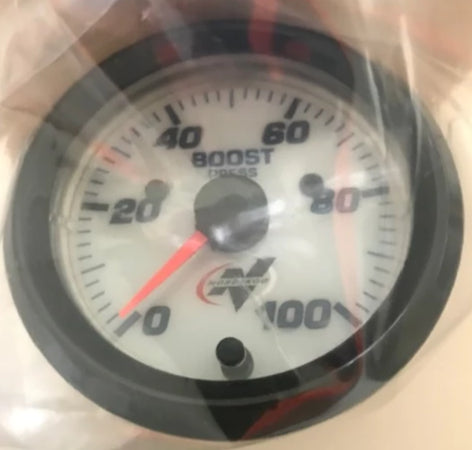 Nordskog Pro Analog Boost Gauge 100 PSI