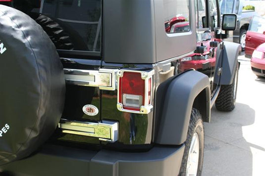 Jeep Wrangler JK 2007-2018 Chrome Tail Light Covers