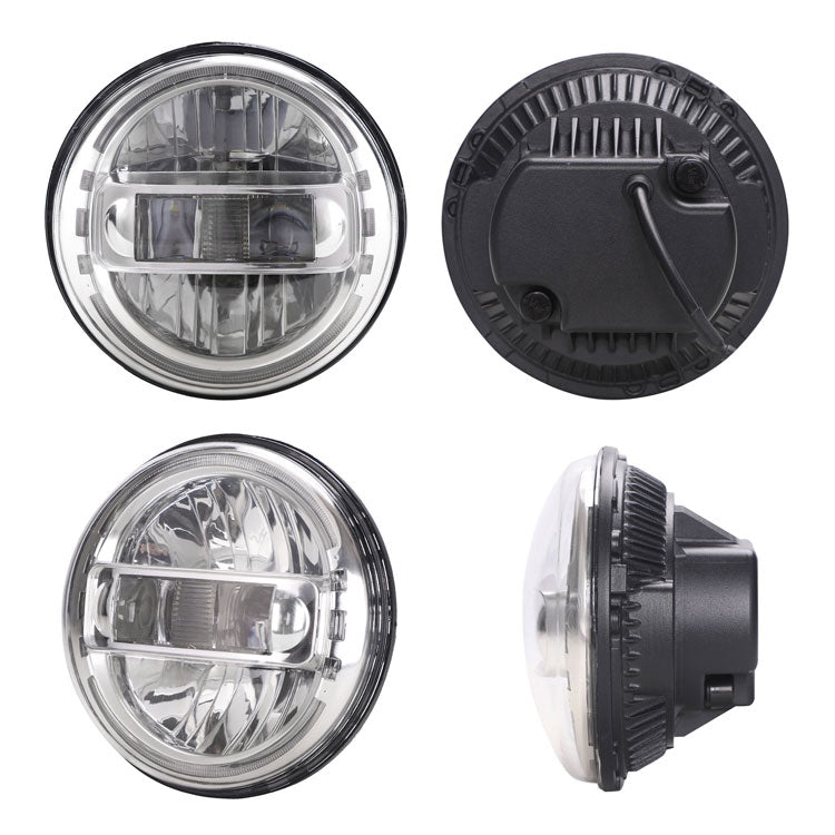 Load image into Gallery viewer, Jeep Wrangler JK 07-18 King Kong 7 LED Projector Headlight
