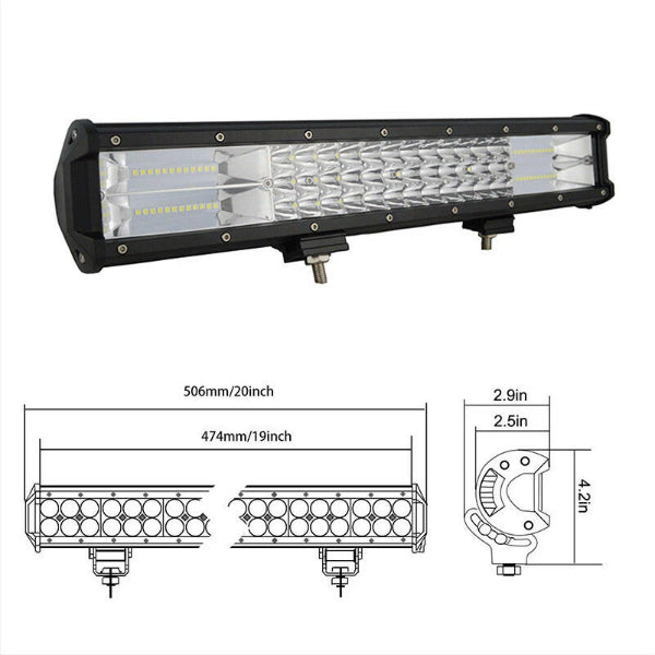 Load image into Gallery viewer, 20 inch Offroad light Bar | 288W Triple Row LED | Stage 1 Customs
