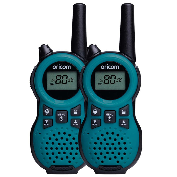 Oricom PMR795 Handheld UHF CB Radio Twin Pack