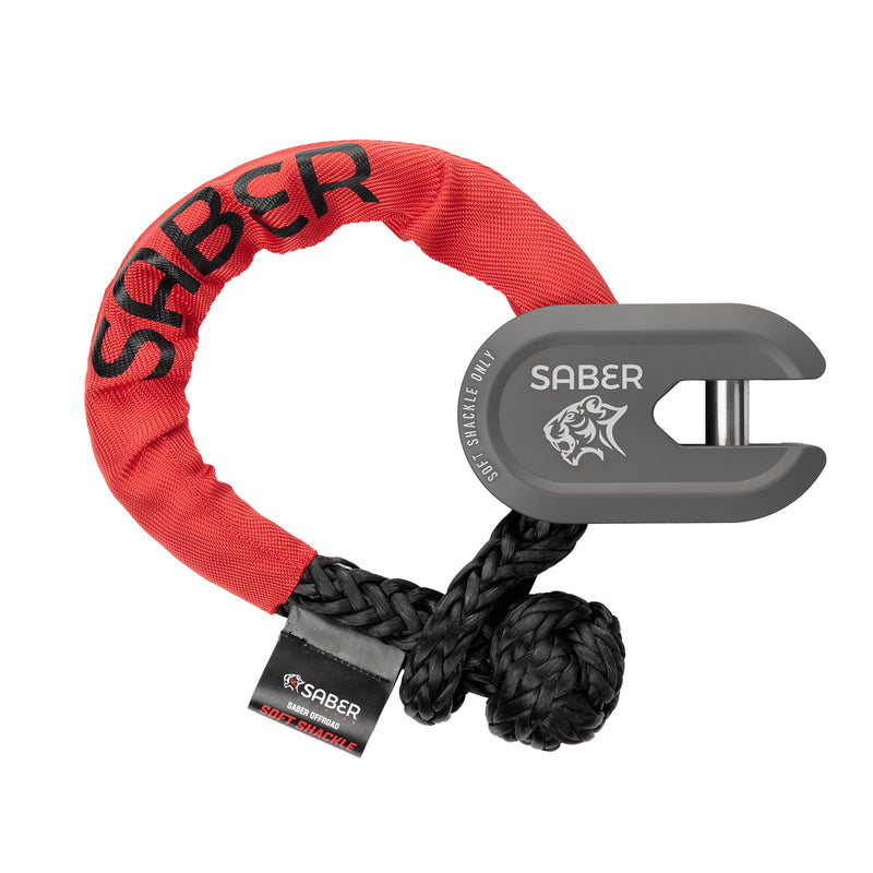 Load image into Gallery viewer, Saber Offroad Alloy Winch Shackle Short
