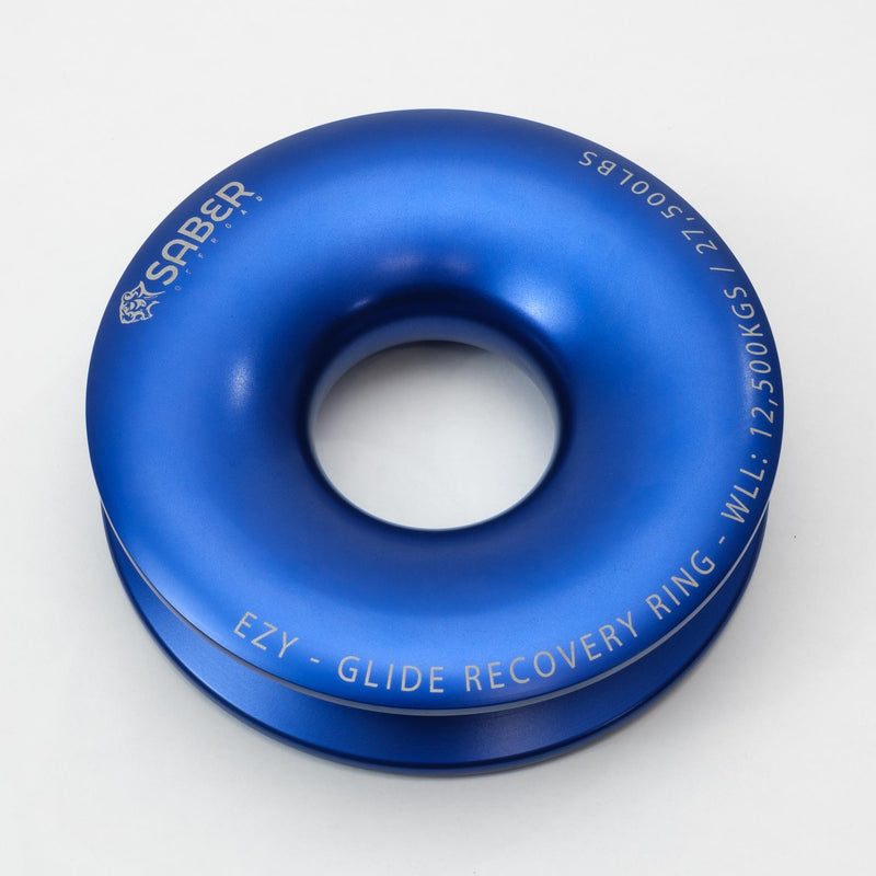Load image into Gallery viewer, Saber Offroad Ezy-Glide Recovery Ring &amp; Bag - Blue
