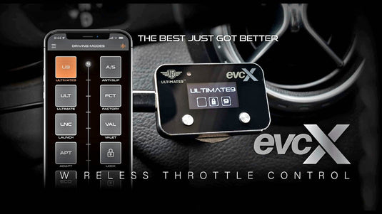 Jeep Wrangler 2007-2018 (JK) Ultimate9 evcX Throttle Controller