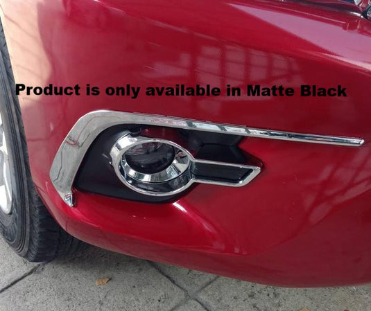 Toyota Hilux 2015-On Fog Light Eyebrow Cover Matte Black