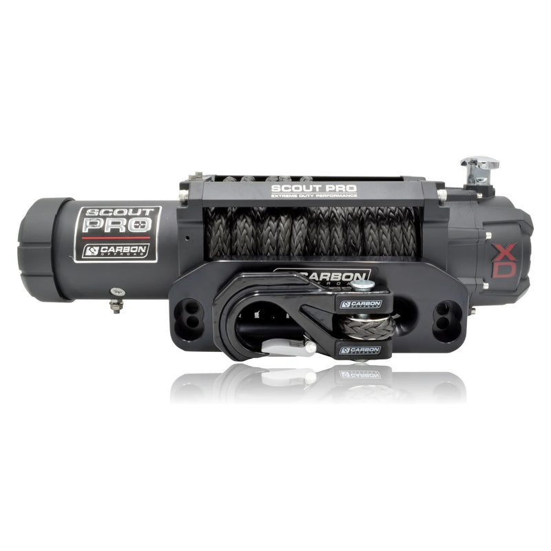 Load image into Gallery viewer, Carbon Scout Pro 15000lb Extreme Duty Electric Winch V3
