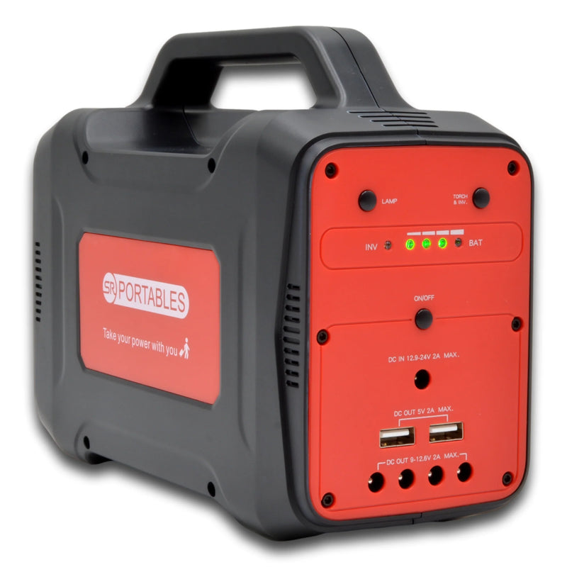 Load image into Gallery viewer, SR Portables Thia 130wh 10ah Portable Lithium Solar Generator
