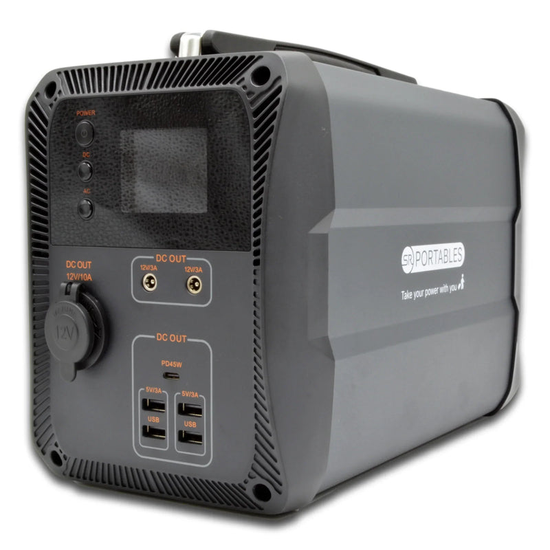 Load image into Gallery viewer, SR Portables Cleo 400wh 33ah Portable Lithium Solar Generator &amp; 200w Solar Panel
