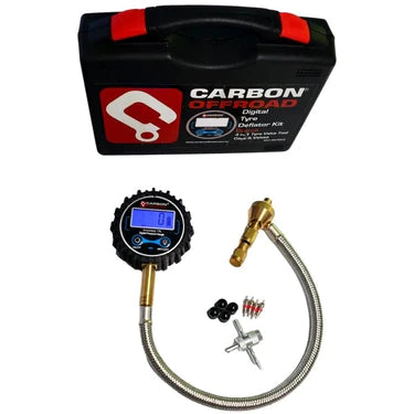 Carbon Offroad MegaPro Hitch, Soft Shackle, Tyre Deflator and Recovery Ring Combo