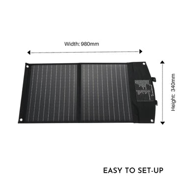 Load image into Gallery viewer, SR Portables Thia 130wh 10ah Portable Lithium Solar Generator Plus 40w Solar Panel
